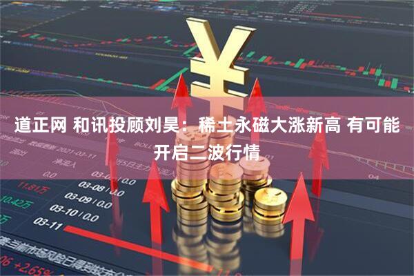 道正网 和讯投顾刘昊：稀土永磁大涨新高 有可能开启二波行情